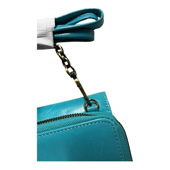 NEW HOBO Turquoise Crossbody Bag with Chain - Picture 5 of 5